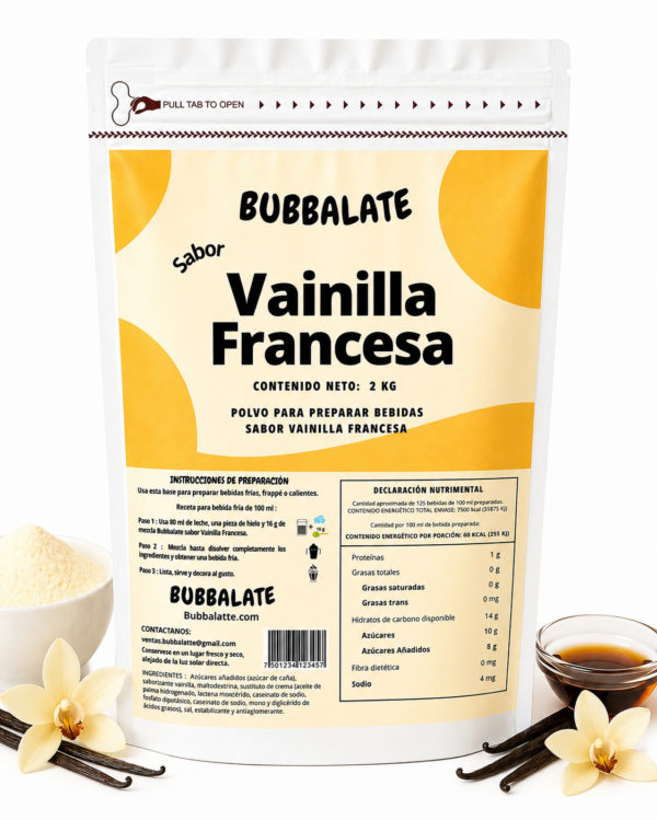 BASE VAINILLA FRANCESA 2 KG