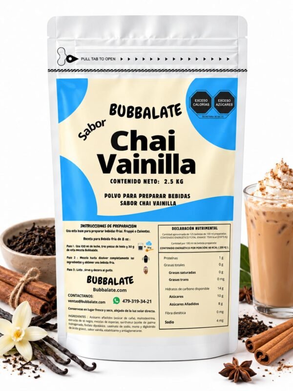 CHAI VAINILLA 2.5 KG