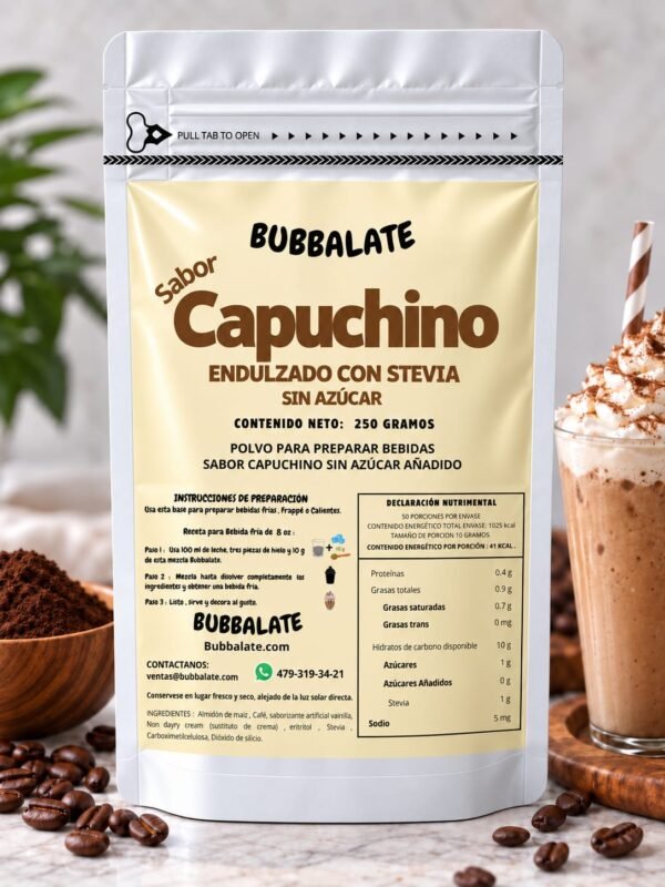Capuchino 250g CAPUCHINO 250 G S/AZÚCAR