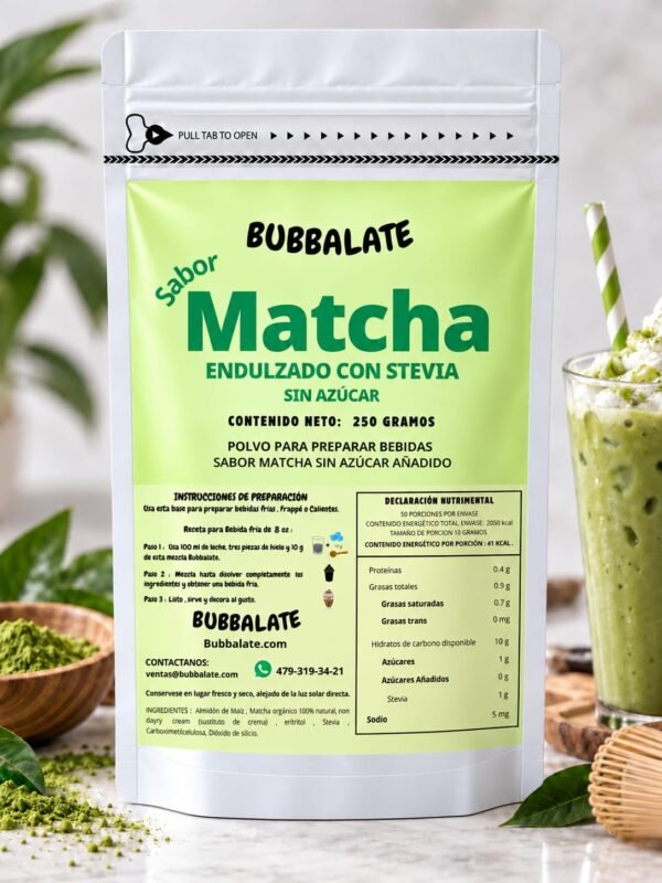 MATCHA 250 G S/AZÚCAR