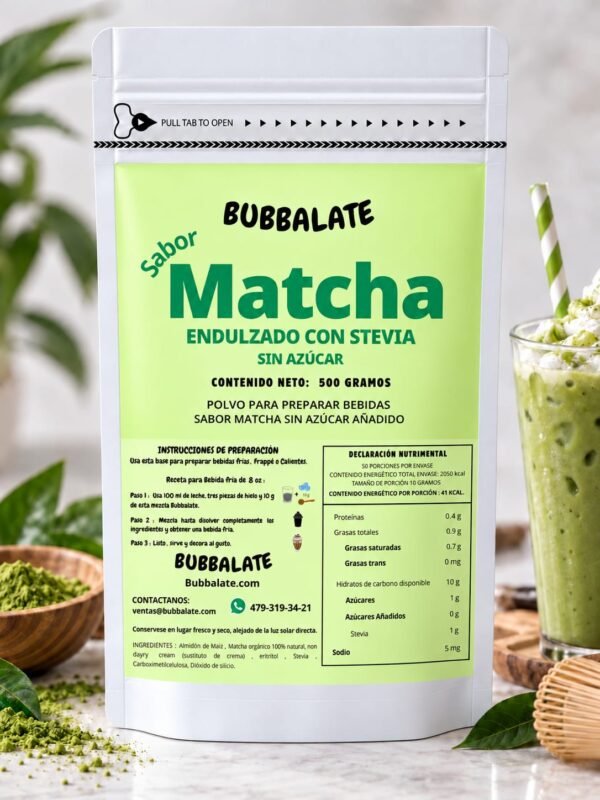 MATCHA 500 G S/AZÚCAR