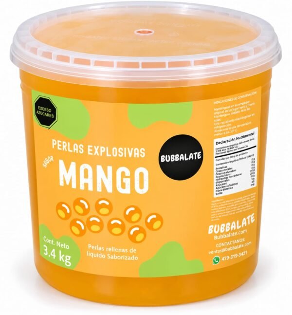 PERLAS EXPLOSIVAS MANGO 3.4 KG